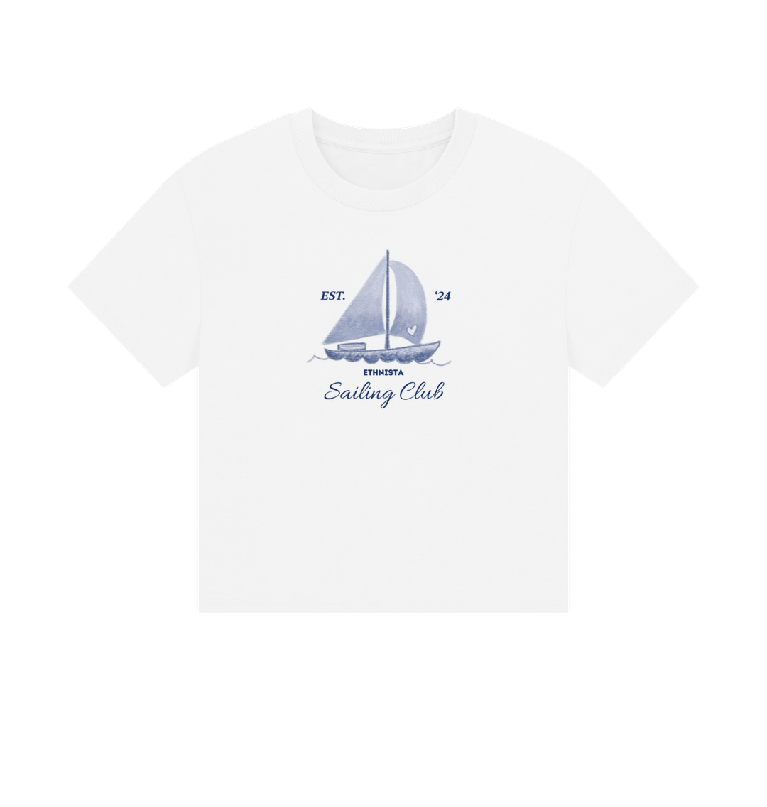 White Sailing Club Tee